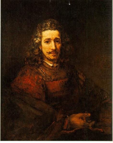 REMBRANDT Harmenszoon van Rijn Man with a Magnifying Glass du china oil painting image